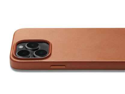 Mujjo iPhone 14 Pro Full Leather Case with MagSafe - Tan product photo