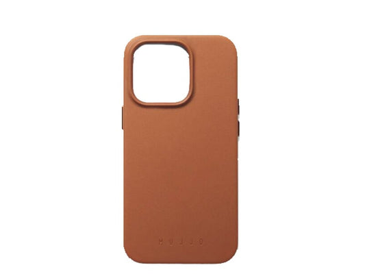 Mujjo iPhone 14 Pro Full Leather Case with MagSafe - Tan product photo