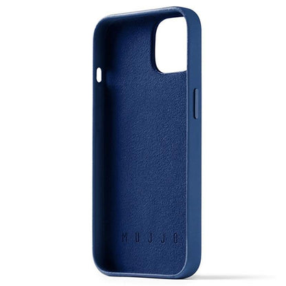 Mujjo iPhone 14 Plus Leather Wallet Case -Blue product photo