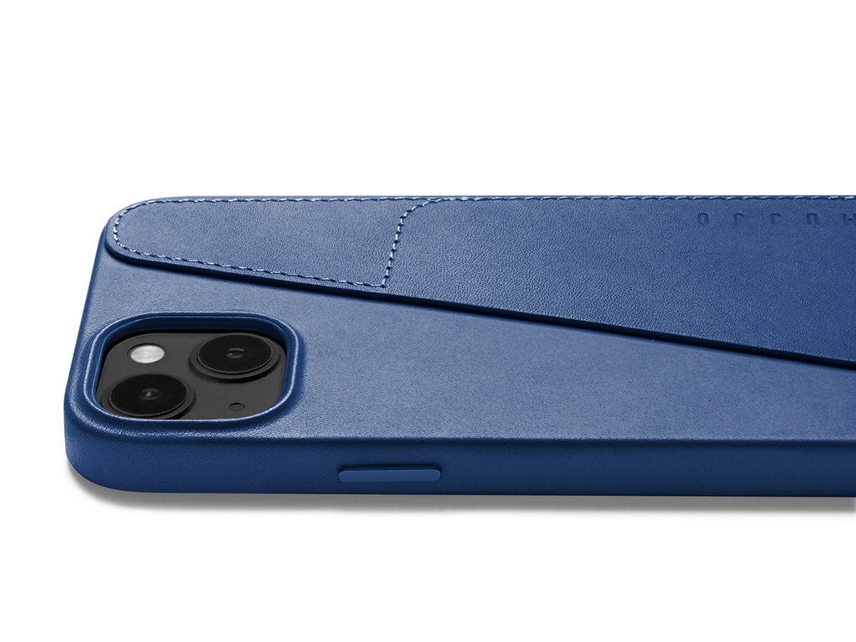 Mujjo iPhone 14 Plus Leather Wallet Case -Blue additional product image