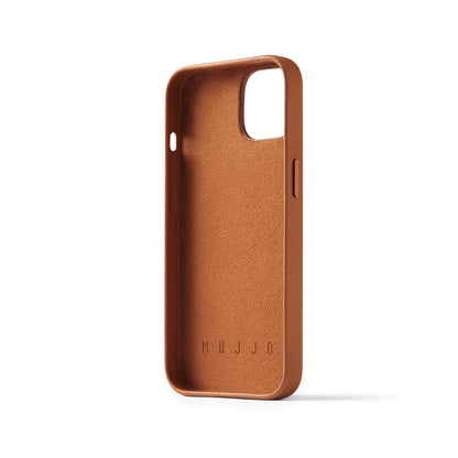 Mujjo iPhone 14 Plus Leather Wallet Case -Tan product photo