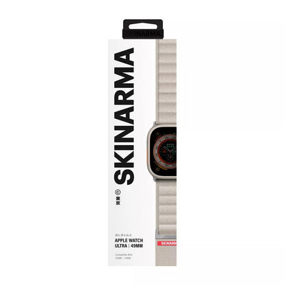Skinarma Apple Watch Ultra 49mm Kobu Strap - Ivory product photo