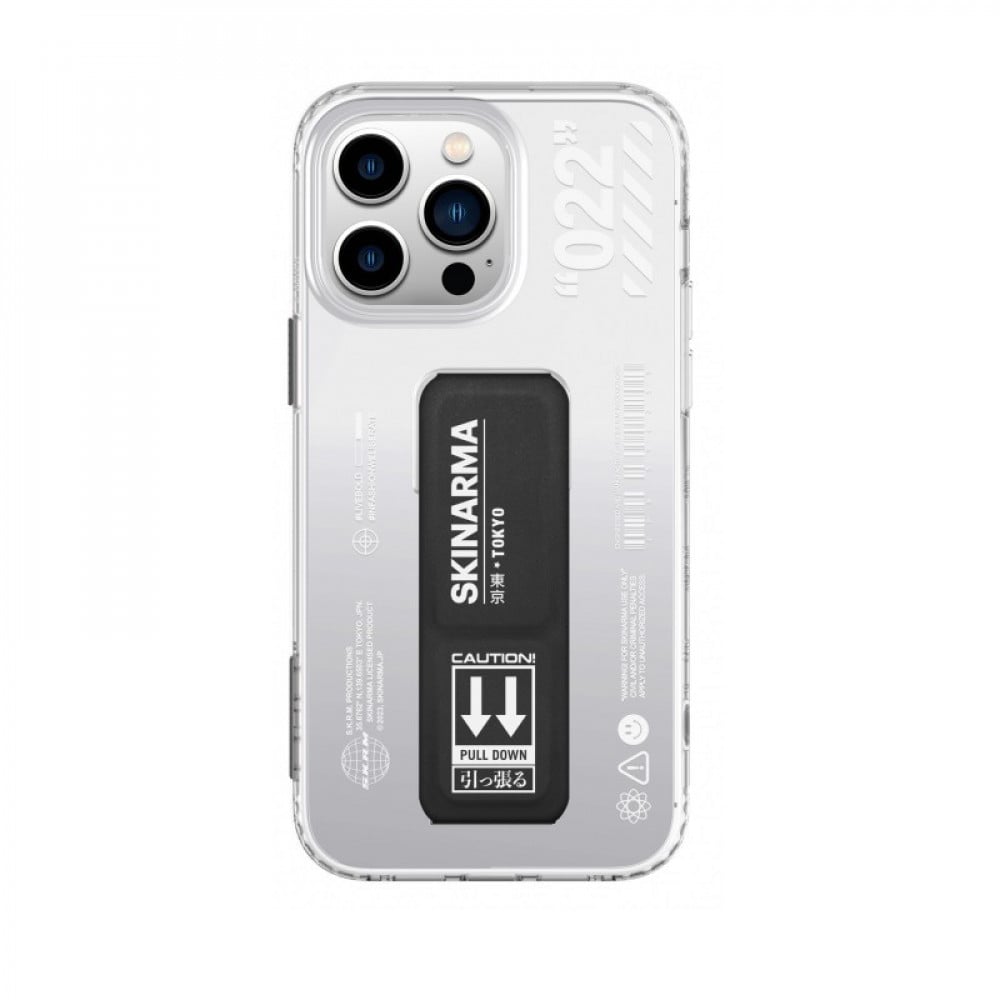 Skinarma iPhone 14 Pro Taihi Sora Case holder and holder - Clear Black product photo