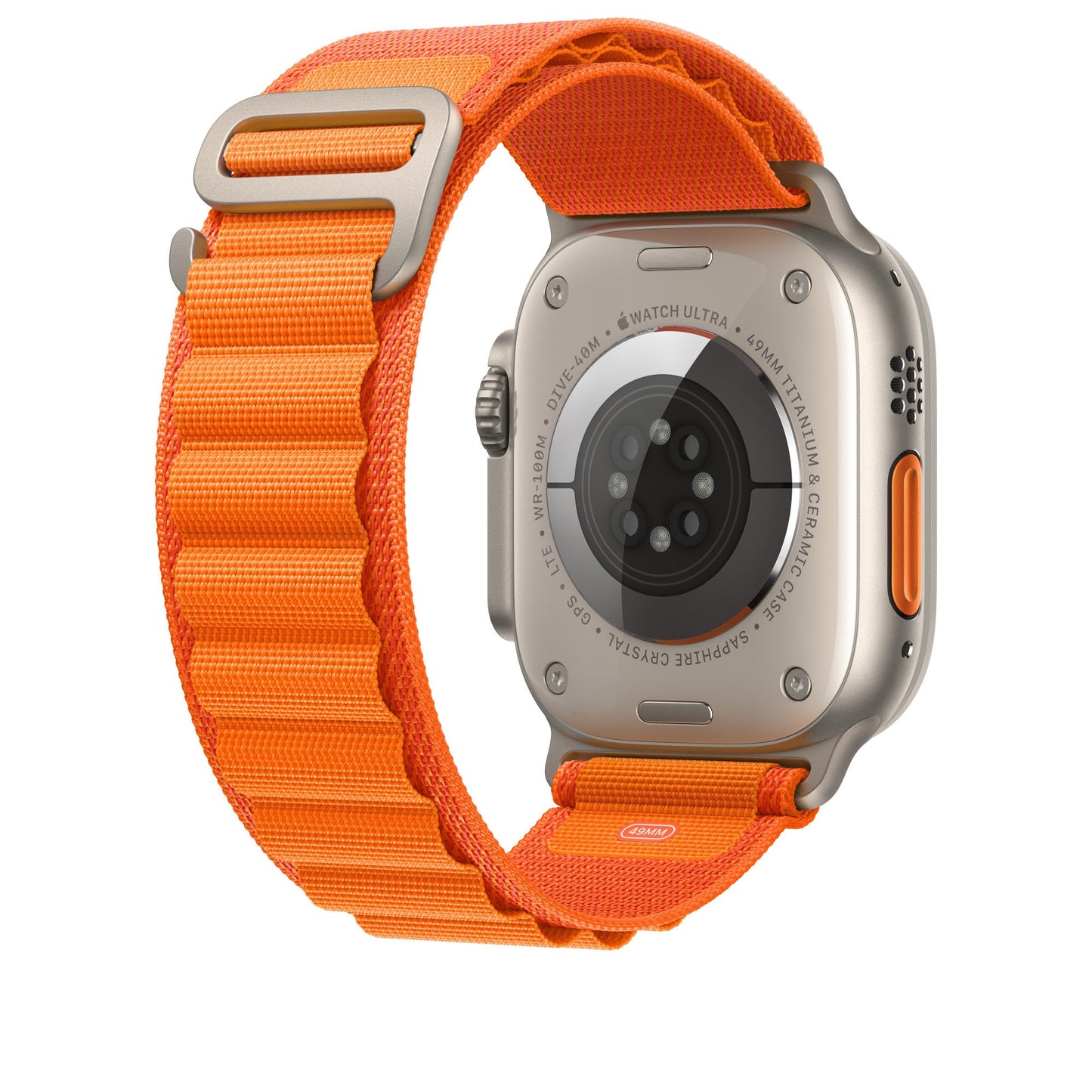 Apple Watch 49mm Orange Alpine Loop - Medium product photo