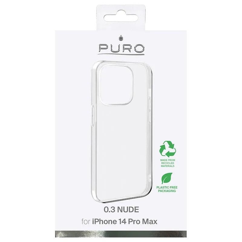 Puro 0 3 Nude iPhone 14 Pro Max TPU Case - Clear product image