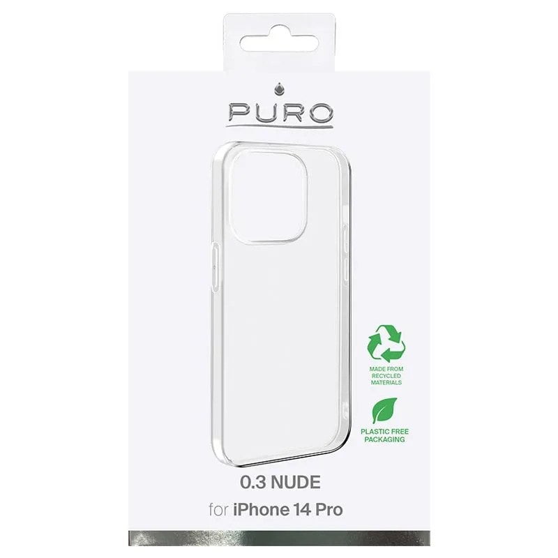 Puro 0 3 Nude iPhone 14 Pro TPU Case - Clear additional product image