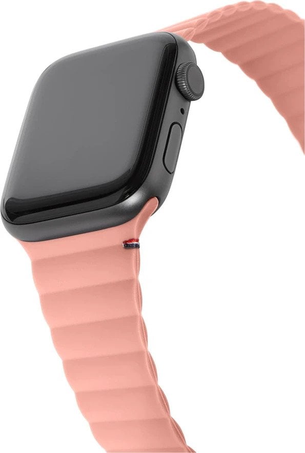 Decoded Apple Watch Silicone Magnetic Strap 42 44 45mm -Peach Pearl product photo