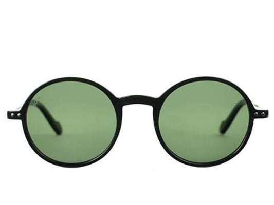 Looklight Unisex Sunglasses - Leon Black Green product photo