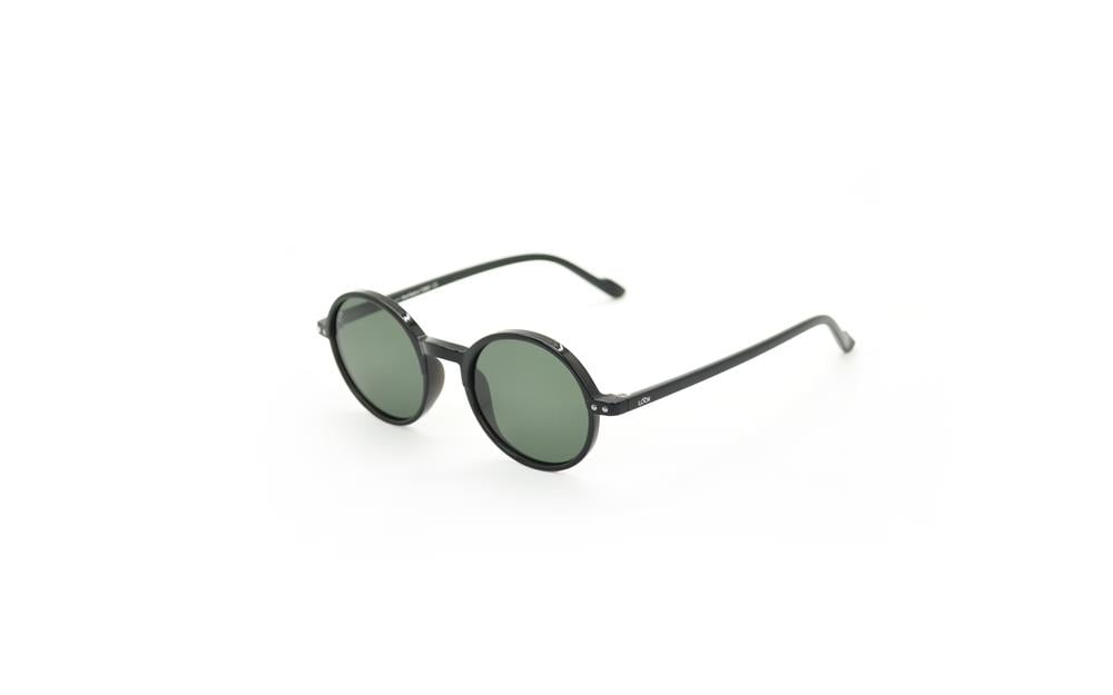 Looklight Unisex Sunglasses - Leon Black Green product photo
