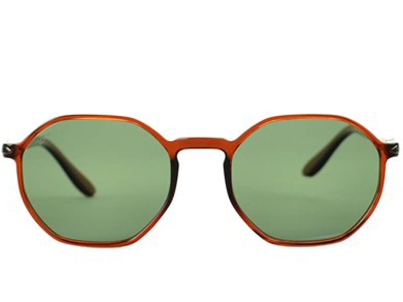 LOOKlight Santorini Jelly Brown Green Unisex Sunglasses product photo