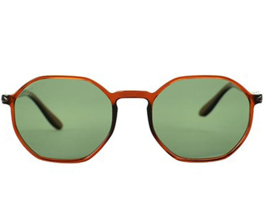 LOOKlight Santorini Jelly Brown Green Unisex Sunglasses product photo