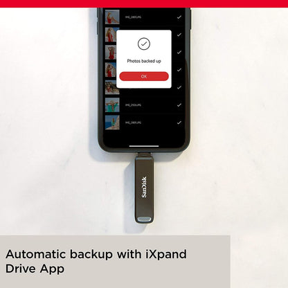 SanDisk 64GB iXpand Flash Drive Luxe power bank product photo