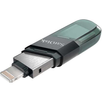 SanDisk 128GB iXpand 2-in-1 Flash Drive Flip power bank product photo