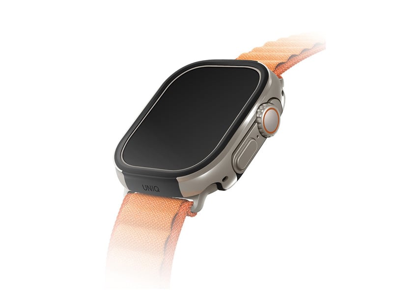 Uniq Valencia Case for Apple Watch Ultra 49mm - Titanium Silver product photo