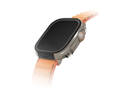 Uniq Valencia Case for Apple Watch Ultra 49mm - Titanium Silver product photo