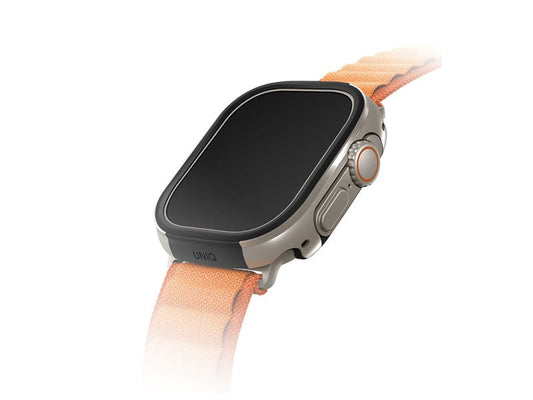 Uniq Valencia Case for Apple Watch Ultra 49mm - Titanium Silver product photo
