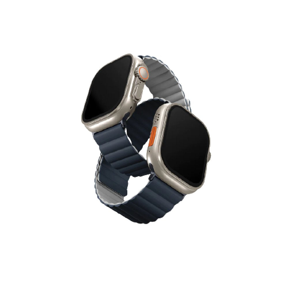 Uniq Revix Reversible Magnetic Strap for Apple Watch 42 44 45 Ultra 49mm Blue