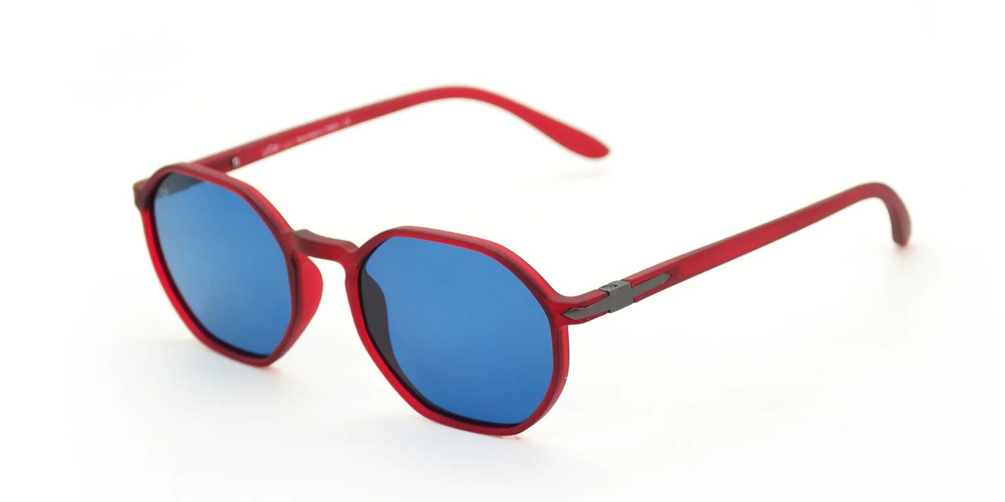 Looklight Santorini Adult Sun Glasses- Matte Cherry product photo