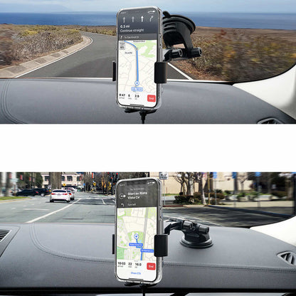 Elago Wireless Car Charger with Auto Clamping Car Mount 15W black additional product image