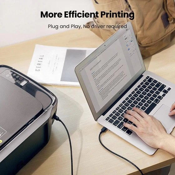 Ugreen USB 2 0 Printer Cable 1 5M product image