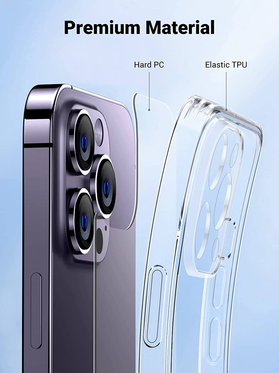 Ugreen iPhone 14 Pro Classy Enhanced Protective Case - Clear additional product image