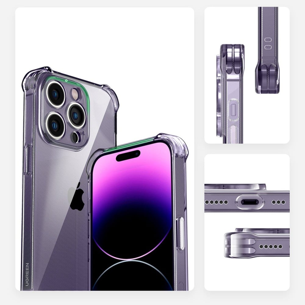 Ugreen iPhone 14 Pro Max Gel Cover Bright Cushion Protective Case- Clear product photo