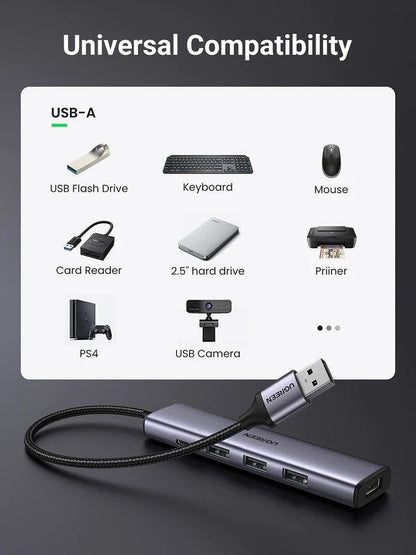 Ugreen 4 in 1 USB 3 0 Hub additional product image