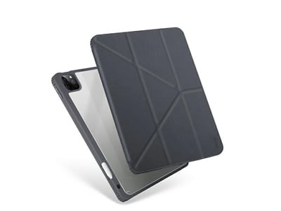 Uniq Moven Antimicrobial Folio Case for iPad Pro 12 9 2021 - Grey