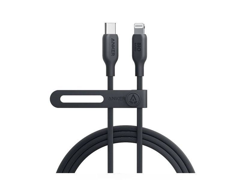 Anker 542 Bio-Based USB-C to Lightning Sync & Charge Cable-1 8M- Black product photo
