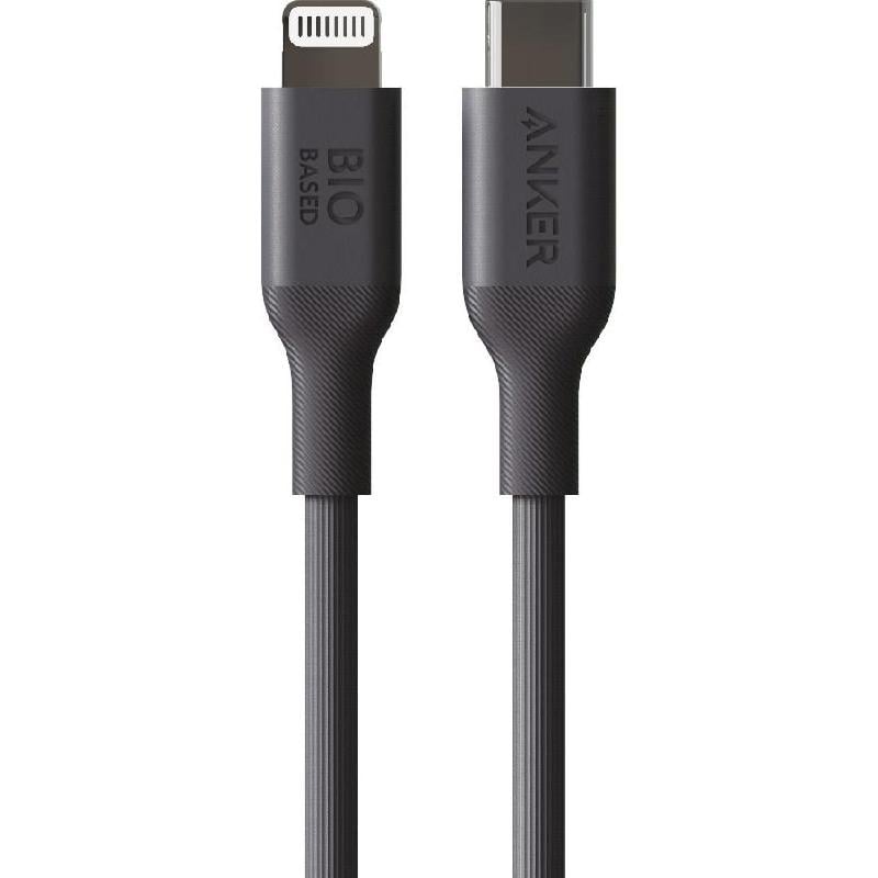 Anker 542 Bio-Based USB-C to Lightning Sync & Charge Cable-1 8M- Black product photo
