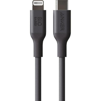 Anker 542 Bio-Based USB-C to Lightning Sync & Charge Cable-1 8M- Black product photo