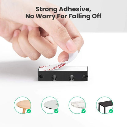 Ugreen 6 Slots Silicon Cable Management Organizer 3+1 combination product photo