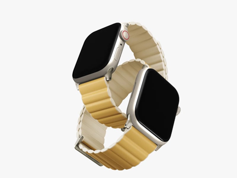 Uniq Apple Watch Strap 49 45 44 42MM REVIX Canary Yellow Ivory