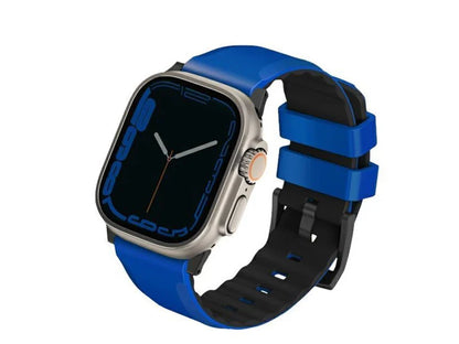 Uniq Linus Silicone Band for Apple Watch 45 44 42MM - Blue product photo