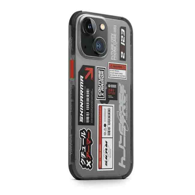 Skinarma Protection Cover Taihi Sora Grip with Stand iPhone 14 - Black