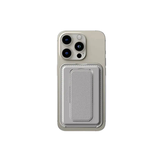 AmazingThing Glamour Link Travel MAG Fold Pro Magnetic Wallet Card Holder - Grey