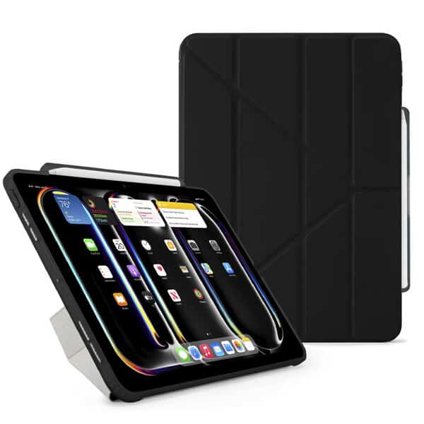 Pipetto iPad Pro 13 2024 Origami No3 Pencil Case- Black product photo