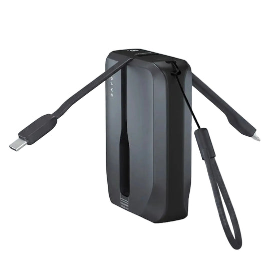 Brave Pocket Wireless Fast Charger Power Bank 10000 mAh Black