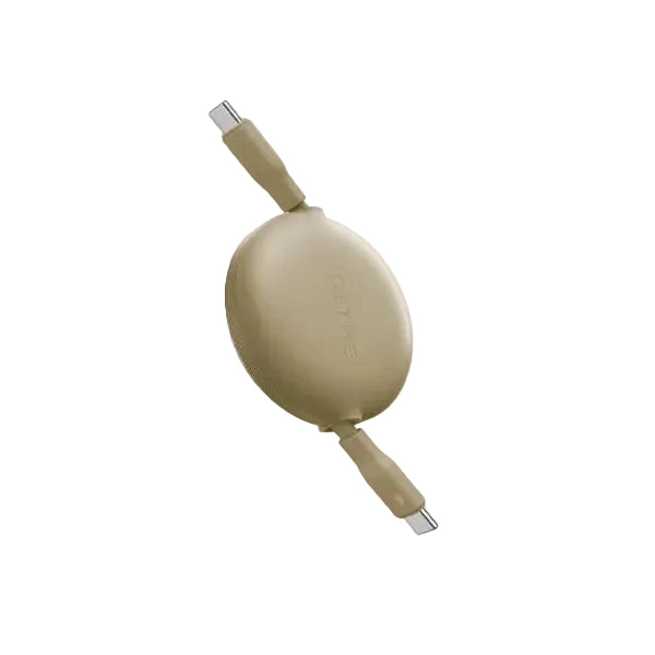 Voltme Powerlink YoYo Retractable Type-C to Type-C Cable - 60W PD 1M - Yellow