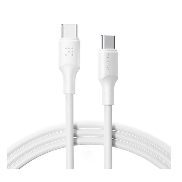 Voltme Powerlink EDC Series Type-C to Type-C Cable 100W PD 2M - White