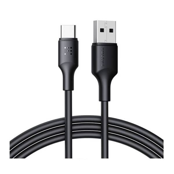 Voltme Powerlink EDC Series USB-A to Type-C Cable 60W 2M - Black