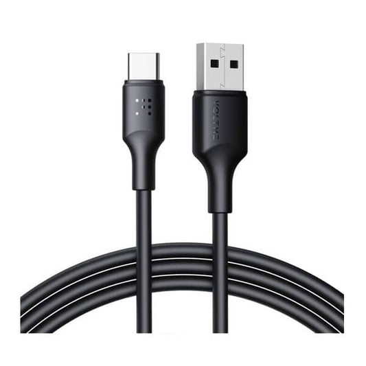 Voltme Powerlink EDC Series USB-A to Type-C Cable 60W 2M - Black