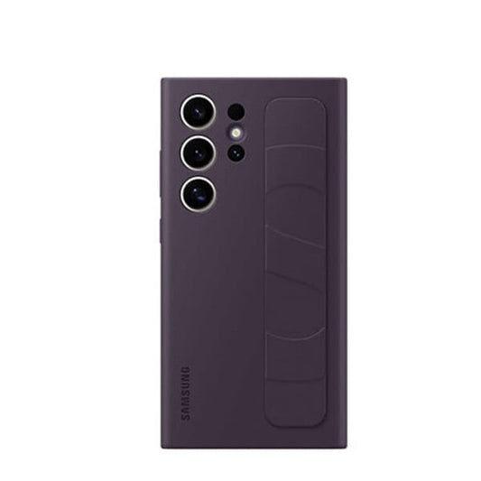 Samsung Dark Violet Standing Grip Case - for Samsung Galaxy S24 Ultra