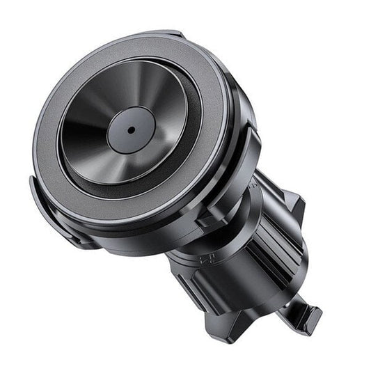 Acefast D22 magnetic car holder with suction cup for phone for air vent - black