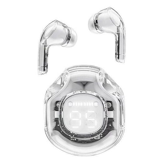 Acefast Headphones TWS T8 Earphones Bluetooth 5 3 IPX4 White Moon