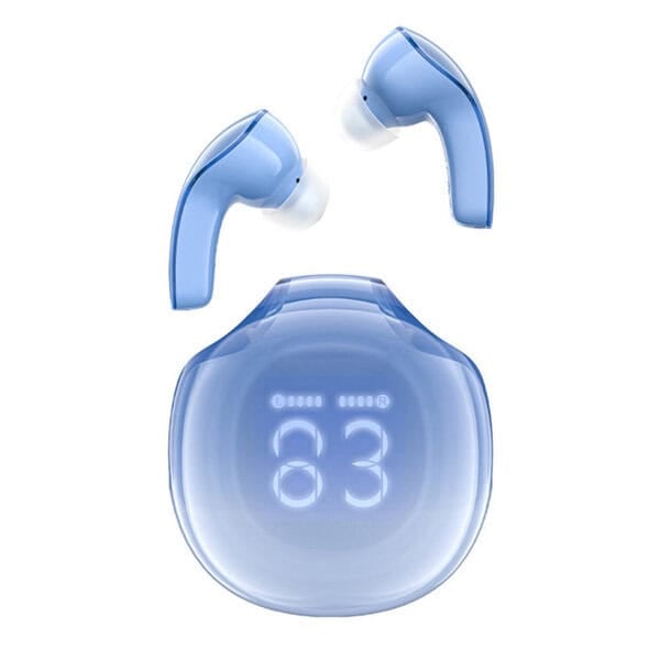 Acefast Headphones Earphones TWS T9 Bluetooth 5 3 IPX4 Glacier Blue