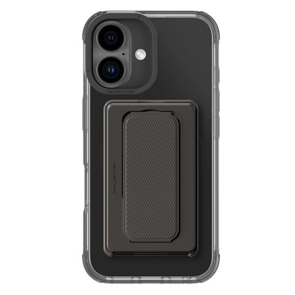 AmazingThing iPhone 16 PLUS 6 7 OMNI MAGSAFE DROP PROOF CASE with STAND - BLACK