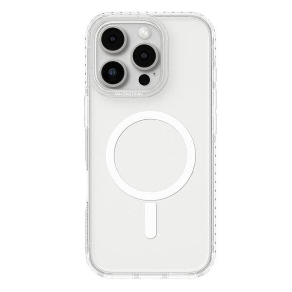 AmazingThing iPhone 16 Pro Max Titan Pro Magsafe Drop Proof Case - Clear