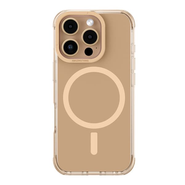 AmazingThing iPhone 16 Pro Max 6 9 Omni Magsafe Drop Proof Case - Rose Gold