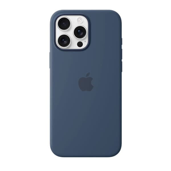 iPhone 16 Pro Max Silicone Case with MagSafe- Denim